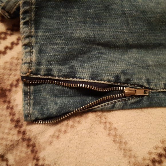 PLEASE Jean Jacket Size Medium NWT - Picture 4 of 7